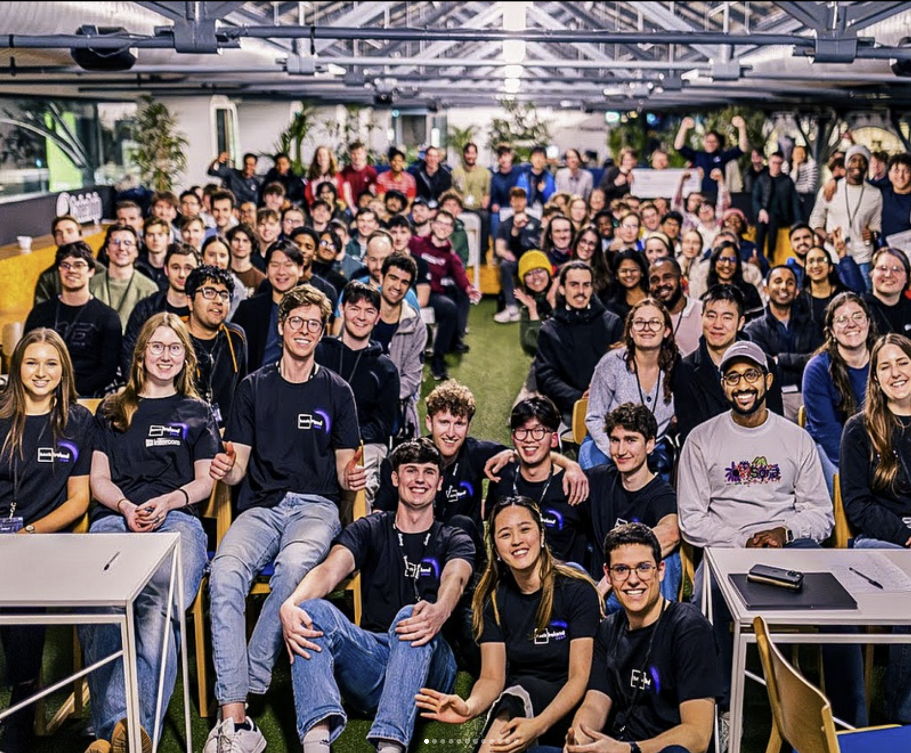 Hack Ireland organisers and participants gathered in Dogpatch Labs